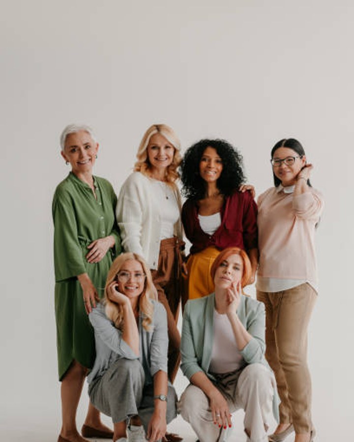 Grupo diverso de mulheres empreendedoras